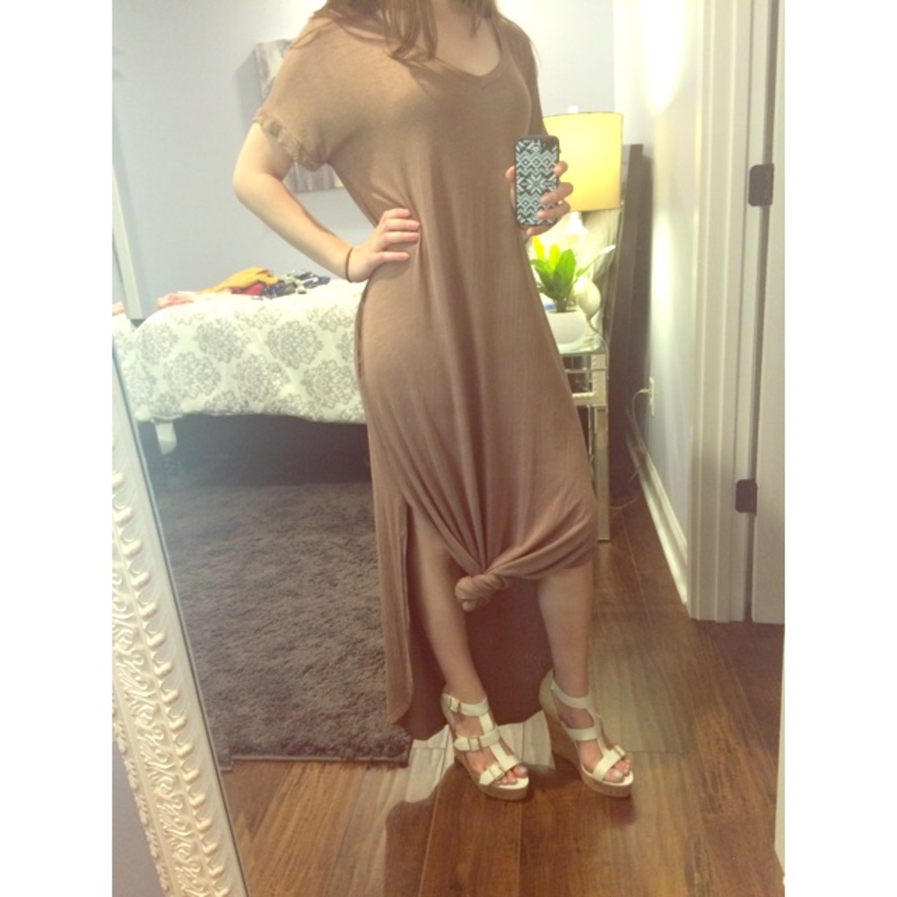 Short Sleeve Maxi with Pockets